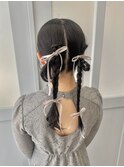 タイトツインアレンジ Y2Kアレンジ 韓国ヘア
