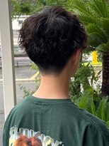 ナカオコアフュール(NAKAO COIFFURE)&nbsp;刈り上げツーブロックマッシュ　ミニマッシュ　スパイラルパーマ