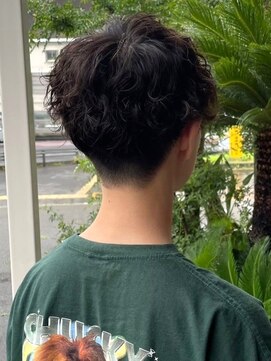 ナカオコアフュール(NAKAO COIFFURE) 刈り上げツーブロックマッシュ　ミニマッシュ　スパイラルパーマ