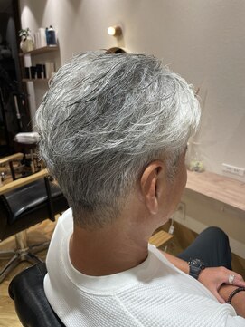 ユニ(uni) 白髪も◎大人ワイルド!イケオジオールバック