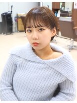 ヘア ルミナス バイ フォルテ(HAIR LUMINAS by FORTE) こなれミディ/前髪/黒髪/ボブルフ/ネビージュ/小顔/ワンレン