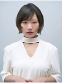 モード◎お洒落な顔周りレイヤーカット外ハネショートボブ