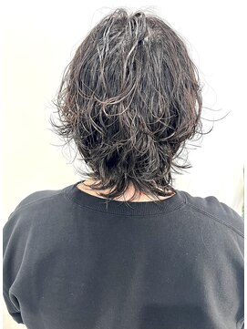 イチマルイチ 中野(100/1) メンズシャドーパーマ×ミディアム