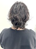メンズシャドーパーマ×ミディアム