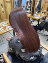 アフターニュース 新潟(afternews)&nbsp;レッドブラウン/ダブルカラー/ブリーチなし/髪質改善/駅南