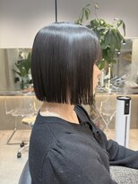 ロンドアジュール 横浜(Lond azur)&nbsp;暗めカラー/ボブ/顔周り/前髪/レイヤー/髪質改善/縮毛矯正/横浜