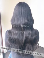 サラジュ 仁川店(SARAJU) 【Wカラー特化】森山担当 ブリーチ履歴髪×オリーブグレージュ