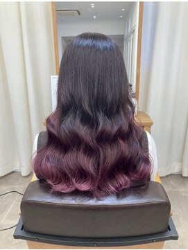 ビューティービースト 西町店(beauty:beast) 裾バイオレット/グラデーションカラー