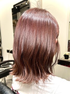 フリック 京都河原町店(FLICK) ★ヘイリーボブ/ミニマルボブ/ペールオレンジ/ペールピンク/20代