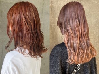 セル(CELL)の写真/【カット+ケアカラー￥8,800】ダメ―ジを最小限に抑えたカラーが高評価の佐世保美容院♪オイルカラーも人気