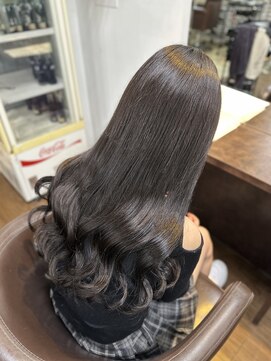 ルアナ エクステ 名古屋栄店(Luana.) 他店のエクステお直し 地毛風ブラウン
