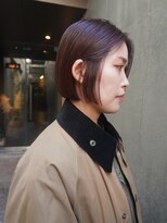 カシ 中目黒(CASI)&nbsp;秋冬人気No.1ボルドーカラーで艶やか大人ミニボブ