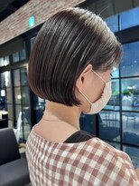 オーガニック アトリエ 大宮(organic+atelier)&nbsp;冬ミニボブ◎小顔見せ×暗髪透明感20代30代