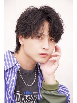 ルーシー 川越(LUCEY) ツイストスパイラルパーマ波巻きパーマメンズカットメンズパーマ