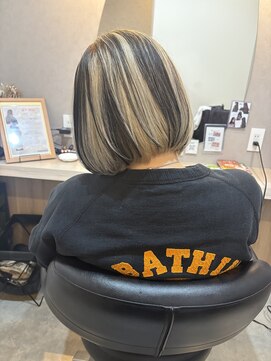 アイディー  高知(id) -高知 id-【白髪ぼかし】くっきりローライト