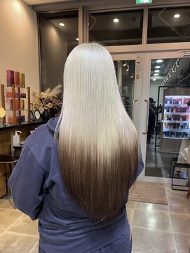 ポート バイ プライマル(port by primal) ミディアムヘア/デザインカラー/フェイスフレーミング/ブリーチ