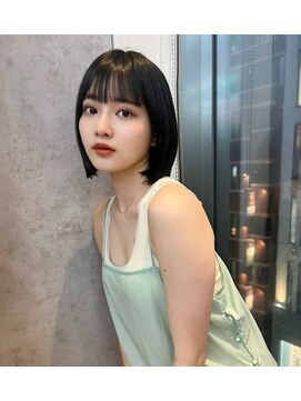 トイロ 中目黒(Toiro) ハッシュカット韓国レイヤーザクザクレイヤーロングレイヤーボブ