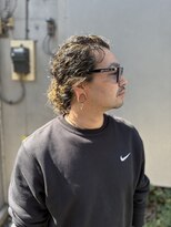 オルヴァ(Orva)&nbsp;スパイラルパーマ×ハイライト[湘南/藤沢/メンズパーマ]