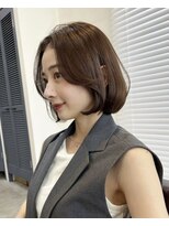 コート 青山(Cote) 美髪大人内巻きボブまとまるボブグレージュオリーブグレージュ