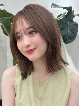 Un ami omotesando THE2【4月22日OPEN(予定)】 ミディアム・レイヤーカット・ミディアムレイヤー・くびれヘア