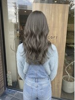 ニコリヘアワークス(nicori hair works) ロング×グレージュ×ウェーブ3
