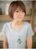 ツヤがポイント☆ナチュラルボブ!