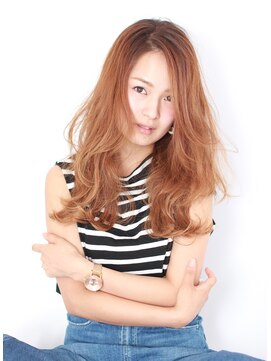 ヒロノタクヤ ロングのラフウェーブ