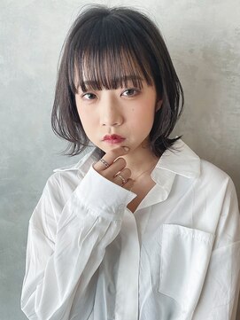 アイティー バイ アルバム 中野店(IT by ALBUM) 耳掛けショート_クールショートピンクベージュボブルフ_38031