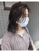 ヂウ 藤沢(zhu)&nbsp;ミディアムくしゃパーマ[藤沢/藤沢駅/完全個室]