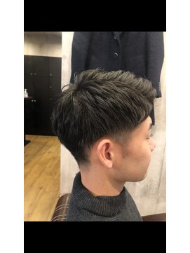 ブロートーキョー(BroTokyo) メンズナチュラルツーブロックバングスタイル