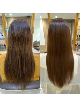 アッシュ 都立大学店(Ash) ブリーチ縮毛矯正