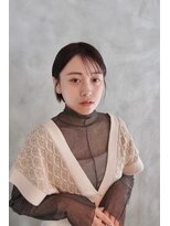 ダブル(W)&nbsp;骨格にあわせて似合わせカット　ミニマムショート