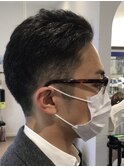ナチュラル刈り上げサイドパート<理容室>[錦糸町]