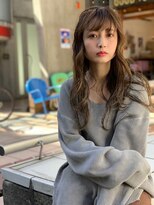 オースティン 流山おおたかの森(AUSTIN)&nbsp;大人かわいい前髪セシルカットココアブラウンフリンジウェーブ