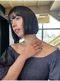 ボブ/ミニボブ/大人ボブ/ぱつっとボブ/表参道/青山
