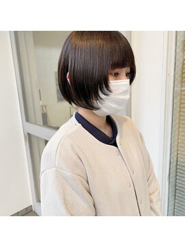 ミント(mint) プチウルフ/ウルフショート/ウルフボブ/ショート/グレージュ