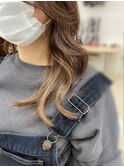 大人可愛いインナーカラー