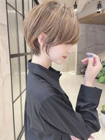 ショートボブ髪型【30代40代50代】ナチュラルレイヤー表参道901