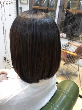 アメリ エ ギャルソン 門前仲町店(amelie et garcon) 髪質改善/アッシュブラック＠30代40代50代　[amelie門前仲町]