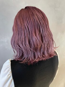 エスケープ トゥ ボナ(ESCAPE to bona.) 似合わせカット・カラー#ピンクベージュ1