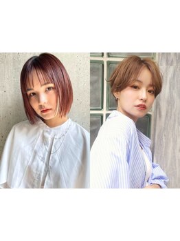 short－360°どこから見ても完璧スタイル。ショート/ボブ/髪質改善/ブリーチ