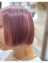 ヘアーデザイン ジュモク(Hair Design Jumoku)&nbsp;ぱっつんピンク