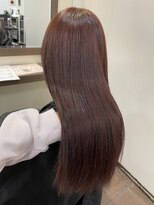 ヘアーアンドメイク ビス(HAIR&MAKE bis)&nbsp;ブリーチなしダブルカラーピンクブラウン【立川/加藤沙久楽】