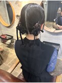 【ツインアレンジ】天神/天神駅/ヘアセット/早朝