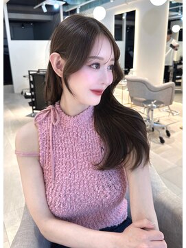 マインバイアフロートギンザ(MYNE by AFLOAT GINZA) 後れ毛/顔まわりカット/レイヤーカット/くびれヘア