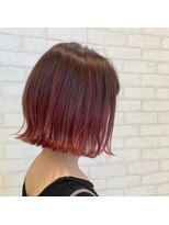 ビスイル 秋葉原店(Vis ill) 大人可愛い丸みボブピンクラベンダーベージュベビーピンク