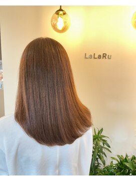 ララル(LaLaRu) ブリーチなしグレージュカラー