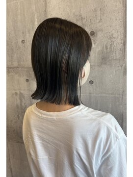 アーチ ブランチ 岡山北長瀬店(ARCH) オリーブアッシュ/ボブスタイル