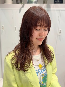 シュク 高円寺(SYUK) 加藤【高円寺】オレンジブラウン/ウェーブパーマ