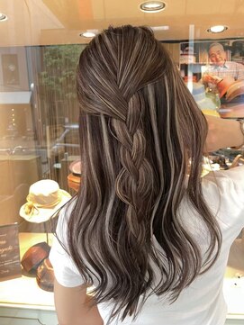 アンダーバーホワイト 泉佐野店(_WHITE) ☆ ハイライトカラー ケアブリーチ ダブルカラー イルミナ